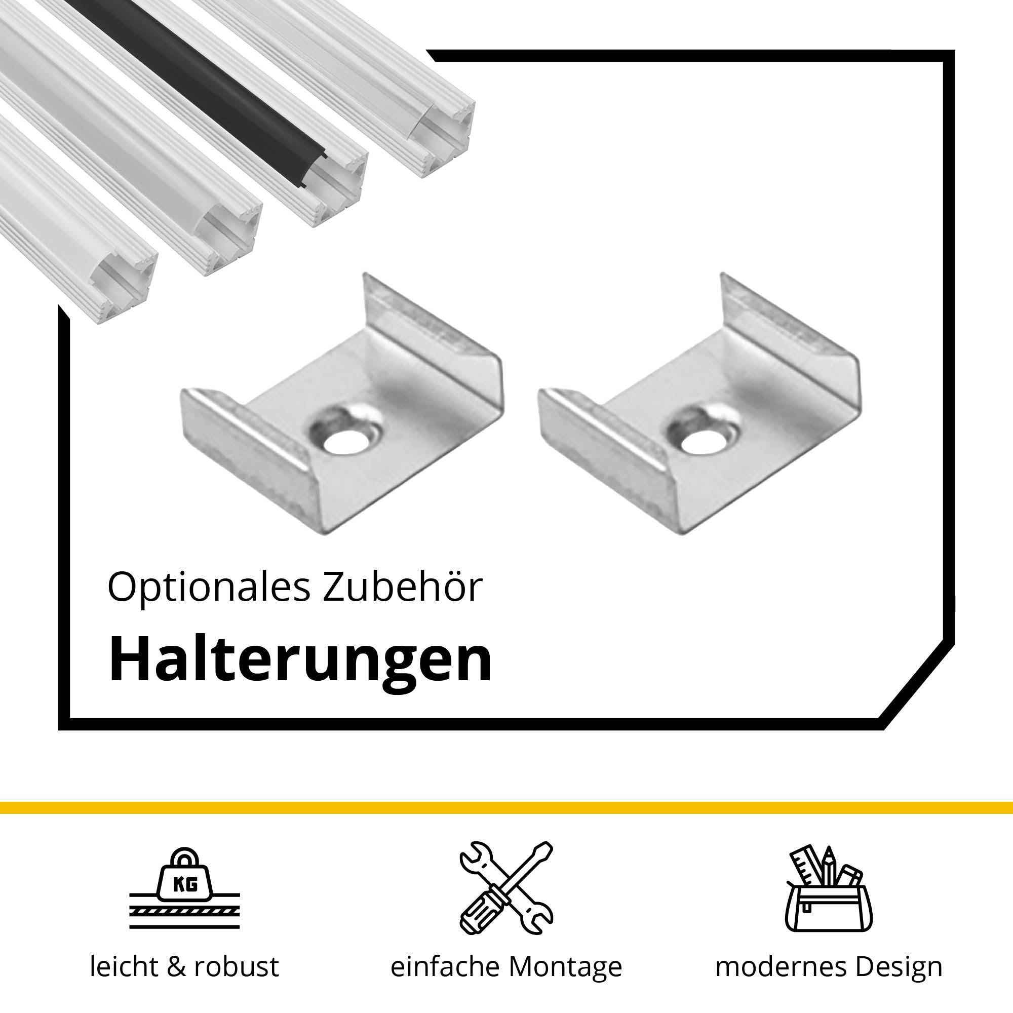 A19 LED Aluprofil Weiss Eckprofil 90° A19 LED Aluprofil Weiss Eckprofil 90° 2m milky