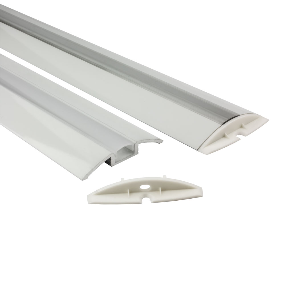 B-Ware - F01 LED Aluprofil Weiss Übergangsprofil B-Ware - F01 LED Aluprofil Weiss Übergangsprofil