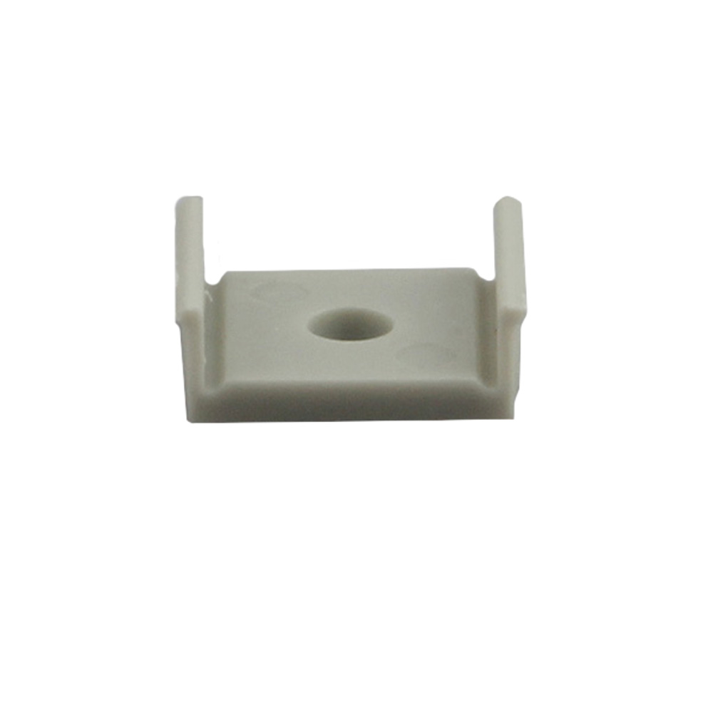 D02 LED Aluprofil Silber Rechteck 2x Halter kunststoff D02 LED Aluprofil Silber Rechteck 2x Halter kunststoff