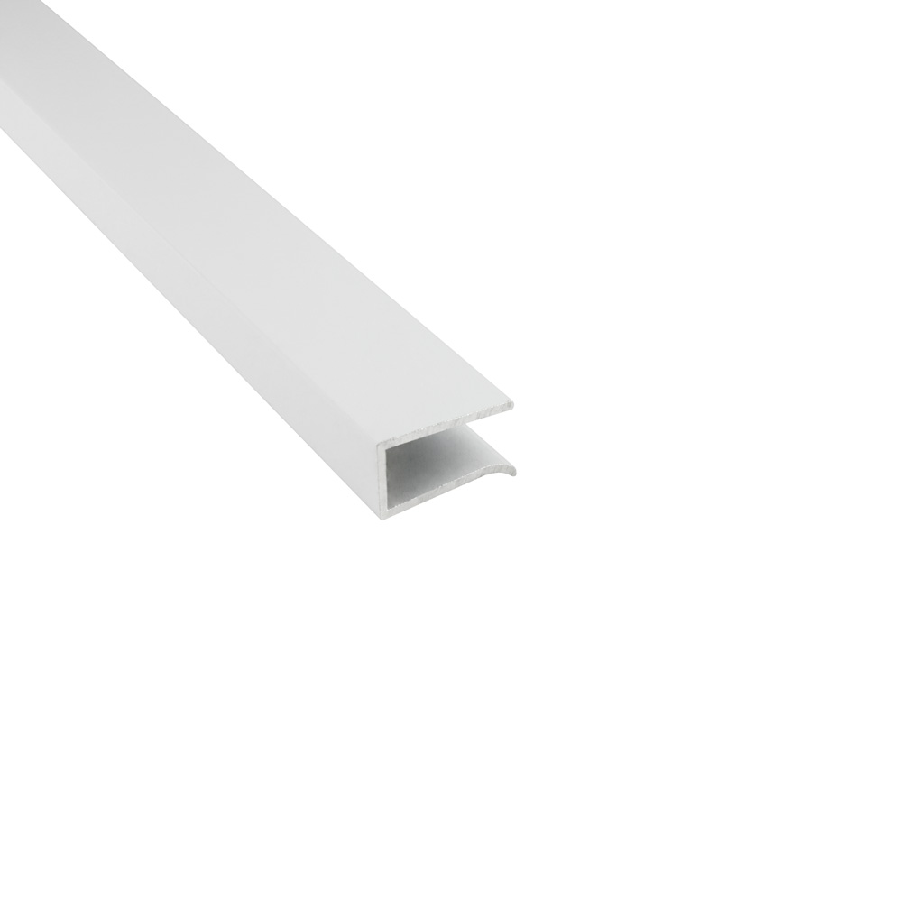 G03 LED Glaskantenprofil Kühlprofil Weiss 1m G03 LED Glaskantenprofil Kühlprofil Weiss 2m