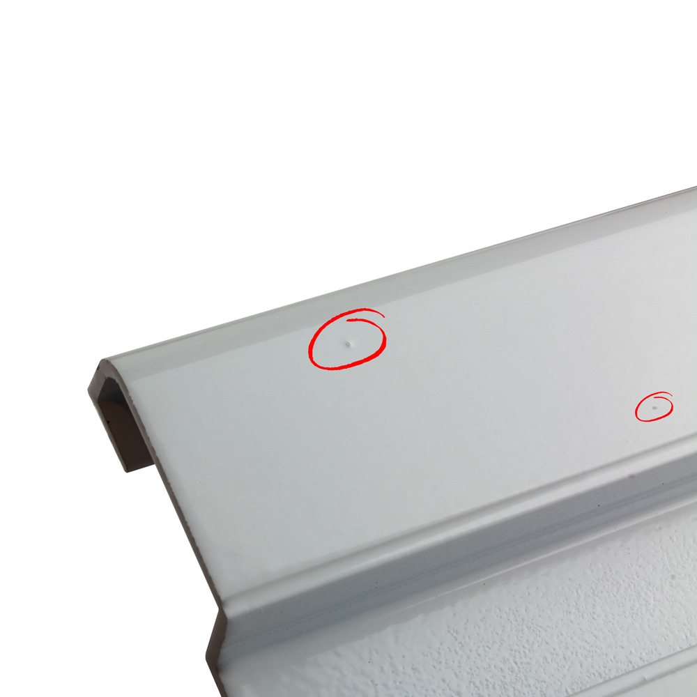 B-Ware - C01 LED Aluprofil weiss Sockelleiste 2m klar