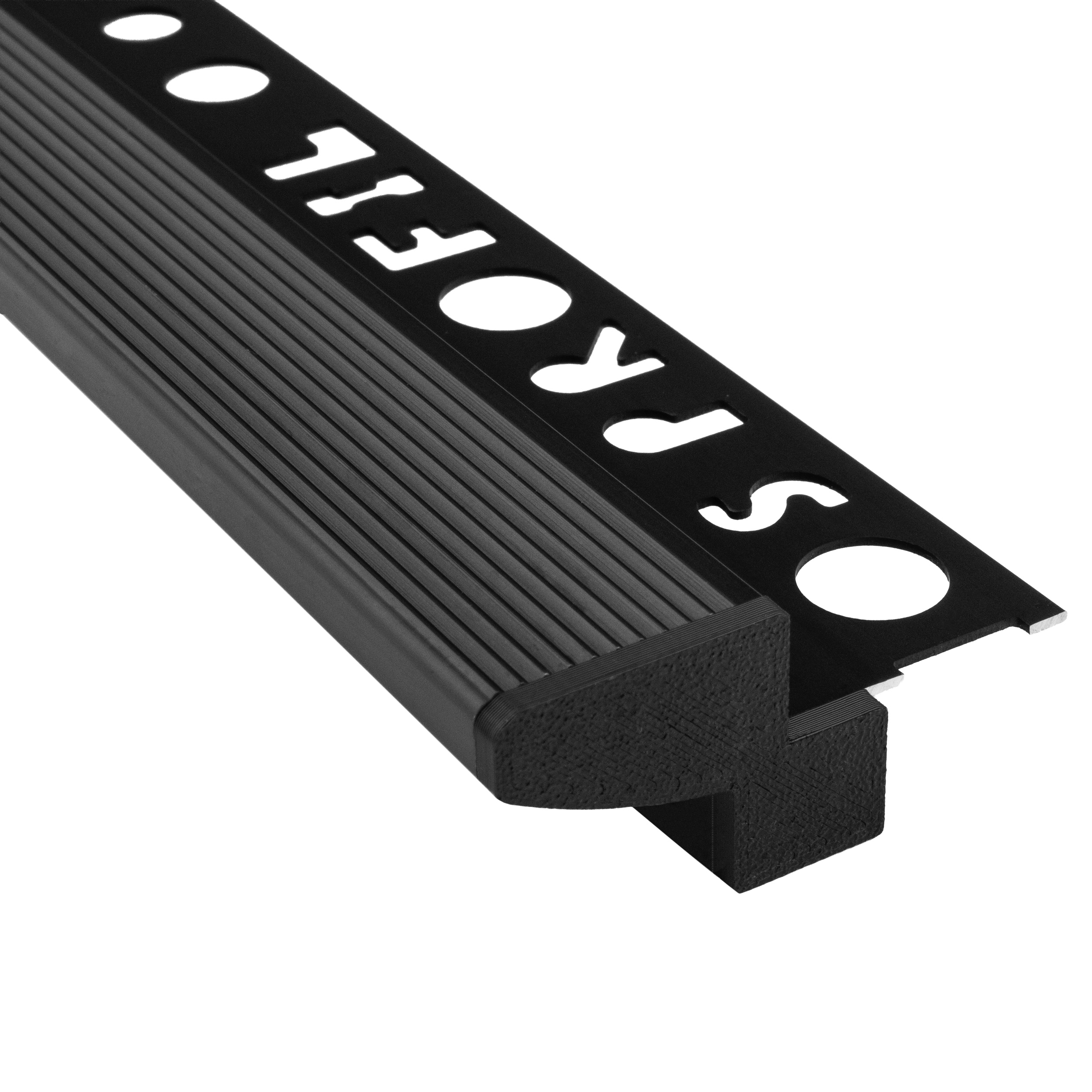 T-40 20° LED Alu Fliesenprofil Treppenprofil Stufen 10mm schwarz T-40 20° LED Alu Fliesenprofil Treppenprofil Stufen 10mm schwarz