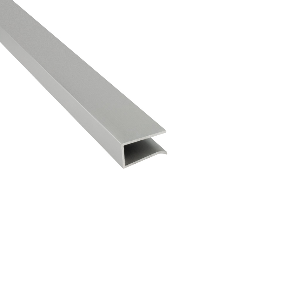 G03 LED Glaskantenprofil Kühlprofil Silber G03 LED Glaskantenprofil Kühlprofil Silber